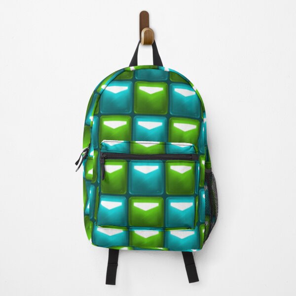 Item preview, Beat Saber Block Pattern 2022 - Pear Green & Cerulean Blue designed and sold by JessySketches.