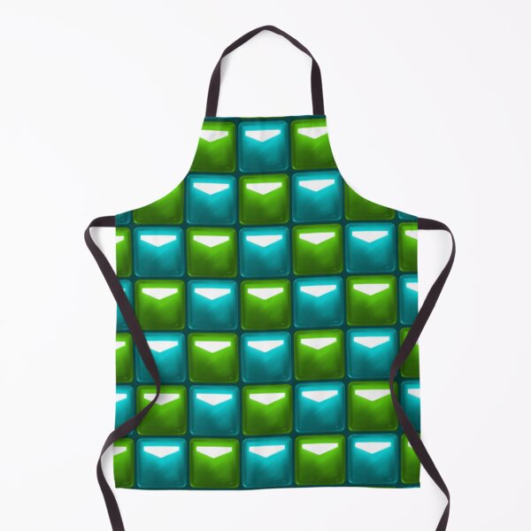 Item preview, Beat Saber Block Pattern 2022 - Pear Green & Cerulean Blue designed and sold by JessySketches.