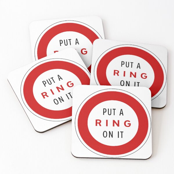Item preview, Road Sign - Put a Ring on it designed and sold by Clusterfudge.