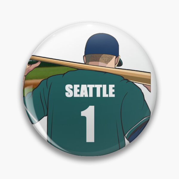 Item preview, Seattle Baseball Jersey Number 1 Fan designed and sold by stinkylockers.