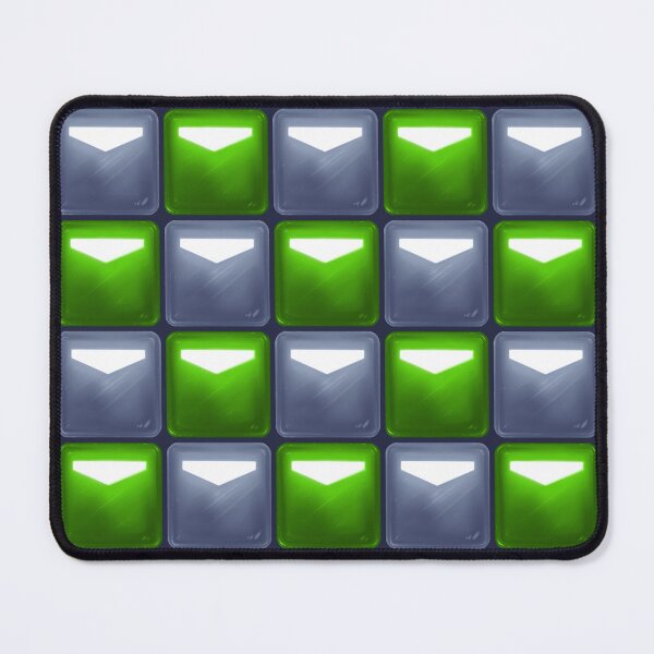 Item preview, Beat Saber Block Pattern 2022 - Pear Green & Flint Gray designed and sold by JessySketches.