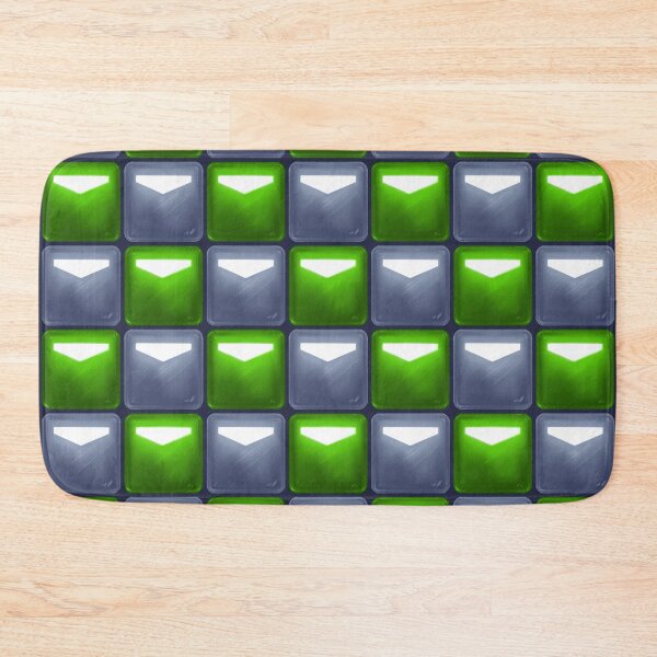 Item preview, Beat Saber Block Pattern 2022 - Pear Green & Flint Gray designed and sold by JessySketches.