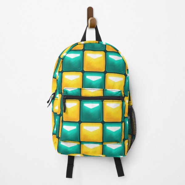 Item preview, Beat Saber Block Pattern 2022 - Seafoam Green & Golden Yellow designed and sold by JessySketches.
