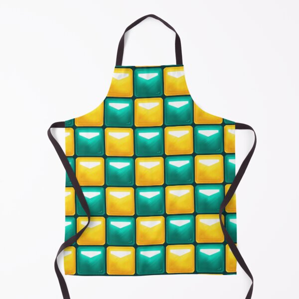 Item preview, Beat Saber Block Pattern 2022 - Seafoam Green & Golden Yellow designed and sold by JessySketches.