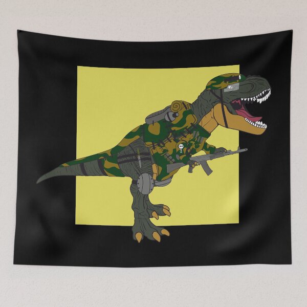 Item preview, T-rex is a war veteran in prehistoric times #3 designed and sold by FAawRay.