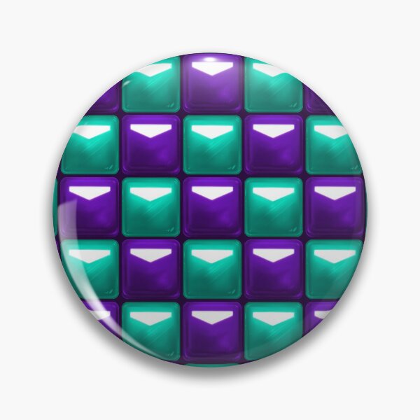 Item preview, Beat Saber Block Pattern 2022 - Seafoam Green & Violet Purple designed and sold by JessySketches.