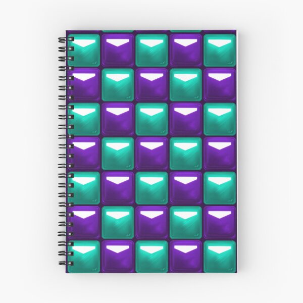 Item preview, Beat Saber Block Pattern 2022 - Seafoam Green & Violet Purple designed and sold by JessySketches.