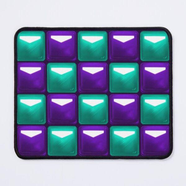 Item preview, Beat Saber Block Pattern 2022 - Seafoam Green & Violet Purple designed and sold by JessySketches.