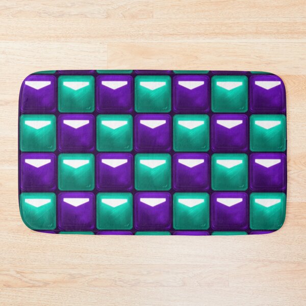 Item preview, Beat Saber Block Pattern 2022 - Seafoam Green & Violet Purple designed and sold by JessySketches.