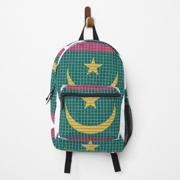Item preview, Mauritania Flag Rounded - Squares Pixel designed and sold by MoonElite.