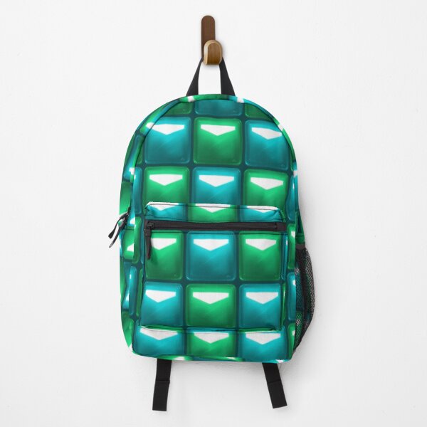 Item preview, Beat Saber Block Pattern 2022 - Sea Green & Cerulean Blue designed and sold by JessySketches.