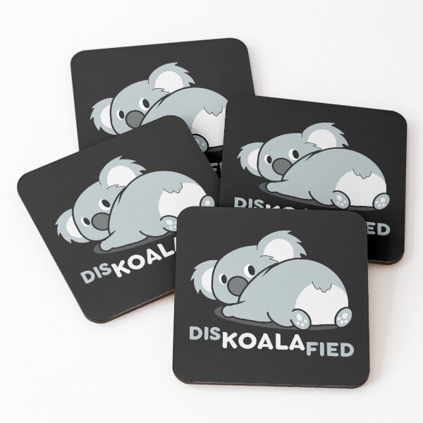 Item preview, Diskoalafied Kawaii Koala Bear Pun designed and sold by Caregiverology.