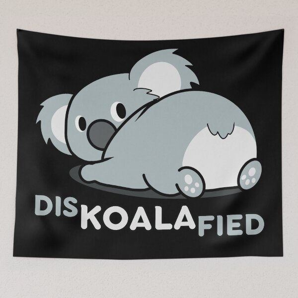 Item preview, Diskoalafied Kawaii Koala Bear Pun designed and sold by Caregiverology.