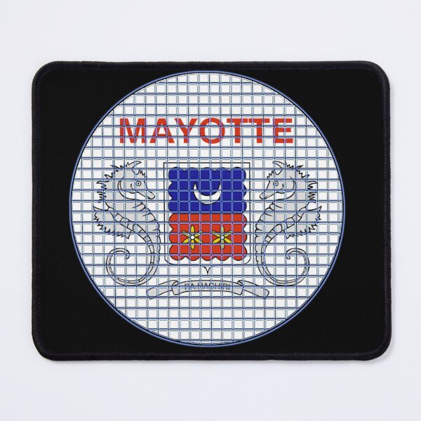 Item preview, Mayotte Flag Rounded - Squares Pixel  designed and sold by MoonElite.