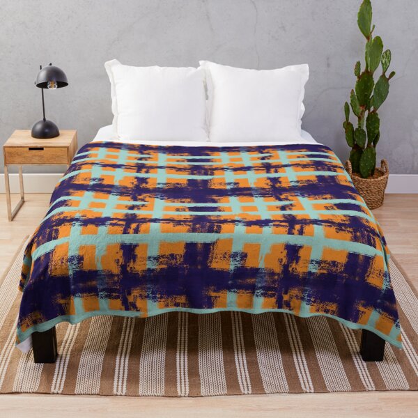 Item preview, Grungy Artistic Plaid designed and sold by NuciferaDesigns.