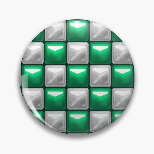 Item preview, Beat Saber Block Pattern 2022 - Sea Green & Silver designed and sold by JessySketches.