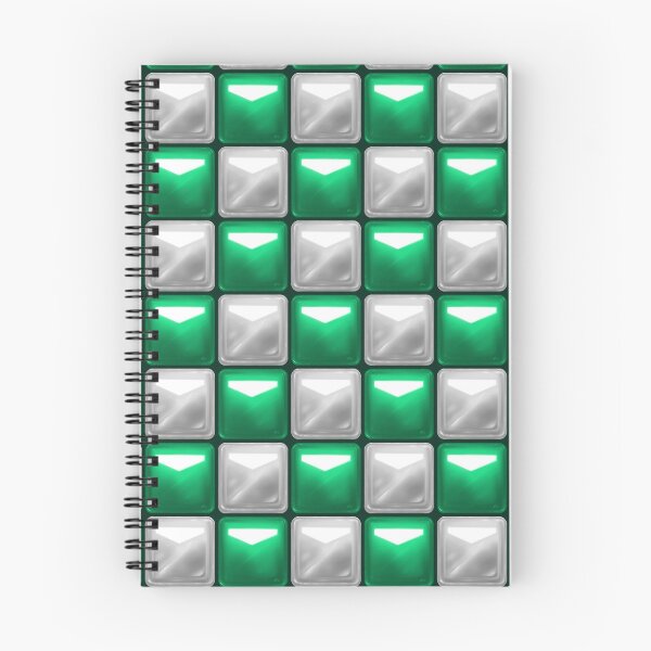 Item preview, Beat Saber Block Pattern 2022 - Sea Green & Silver designed and sold by JessySketches.