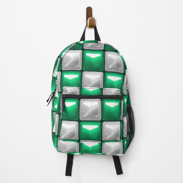 Item preview, Beat Saber Block Pattern 2022 - Sea Green & Silver designed and sold by JessySketches.