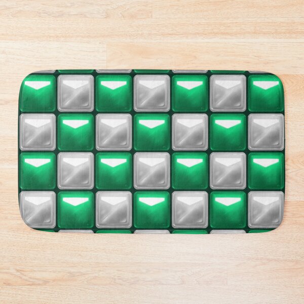 Item preview, Beat Saber Block Pattern 2022 - Sea Green & Silver designed and sold by JessySketches.