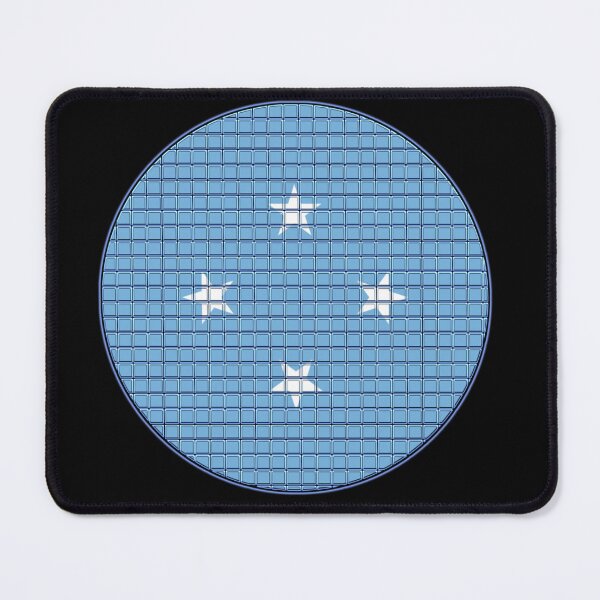 Item preview, Micronesia Flag Rounded - Squares Pixel designed and sold by MoonElite.