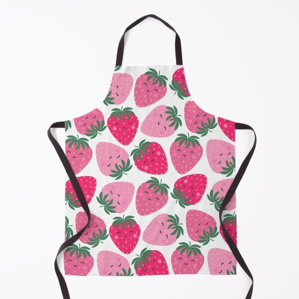 Item preview, pink strawberry pattern designed and sold by stickers-packs.