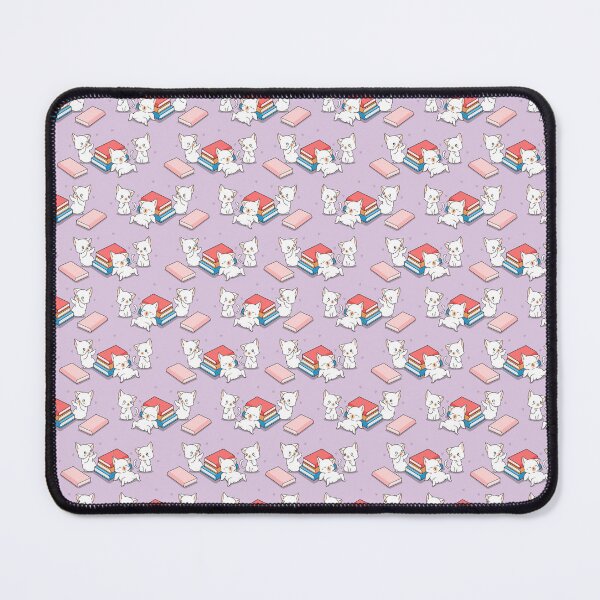 Item preview, nerdy cat pattern designed and sold by stickers-packs.