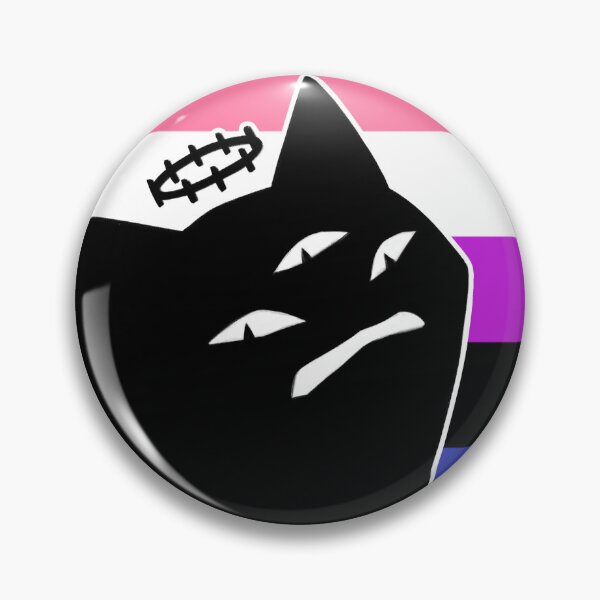 Item preview, judgmental sølkāt genderfluid pride designed and sold by SoulCatProducts.