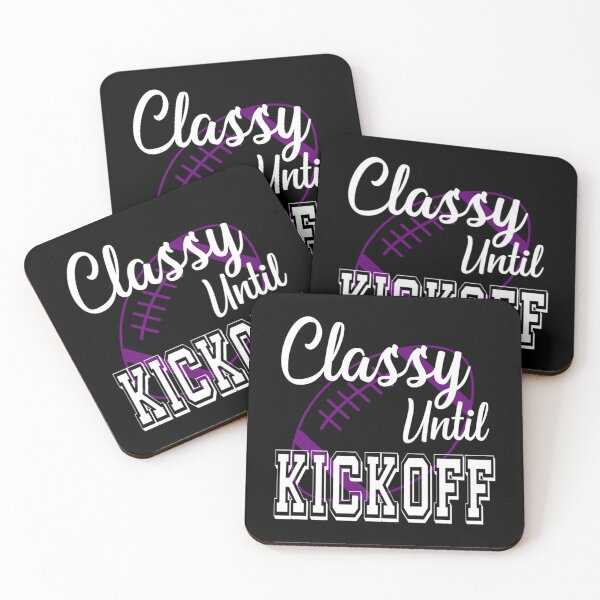 Item preview, Classy Until Kickoff American Football Fan Classic T-Shirt designed and sold by amberk1cira.