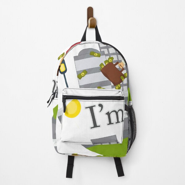 people to busy for money Backpack