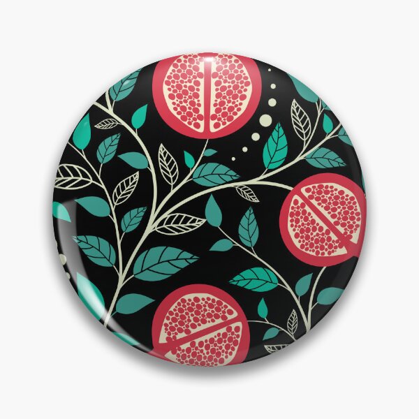 Item preview, pomegranate pattern designed and sold by stickers-packs.
