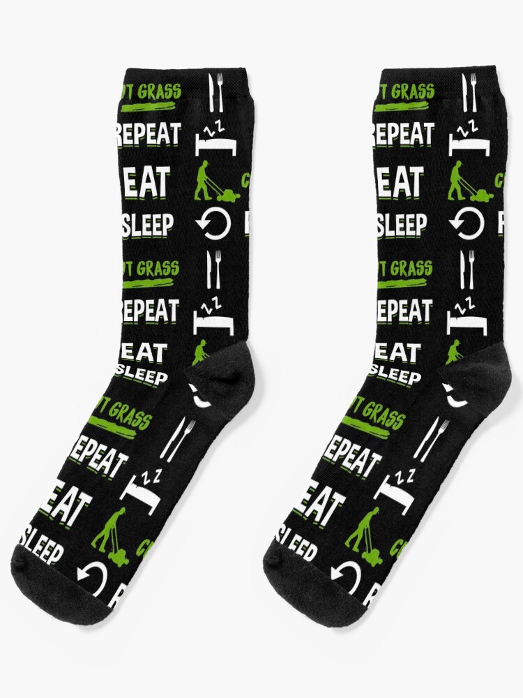 Lawn Mower Socks, I Don't Snore, I Dream, Gift for Landscaping, Birthday,  Christmas, Gift for Him, Gift for Her 