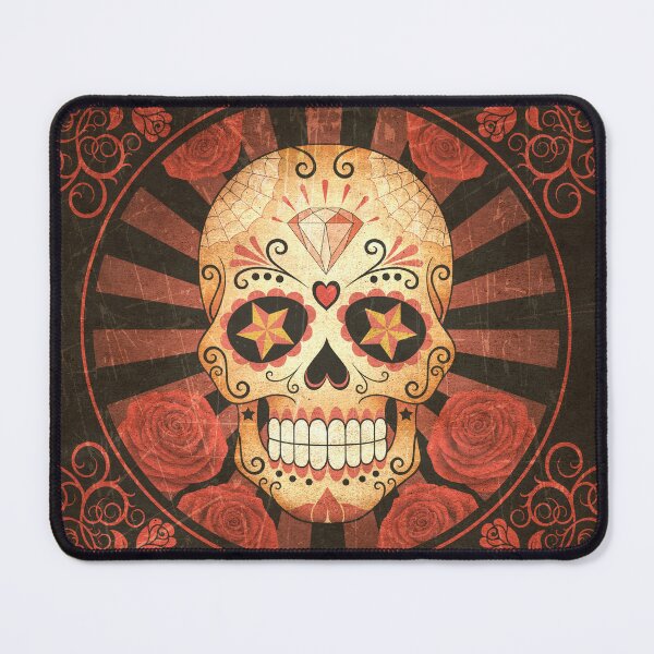 Item preview, Vintage Day of the Dead Sugar Skull Poster designed and sold by JeffBartels.