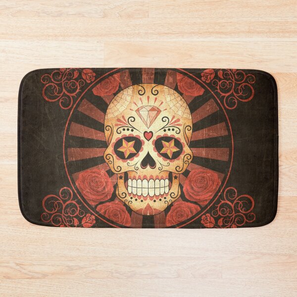 Item preview, Vintage Day of the Dead Sugar Skull Poster designed and sold by JeffBartels.
