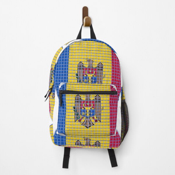Item preview, Moldova Flag Rounded - Squares Pixel designed and sold by MoonElite.