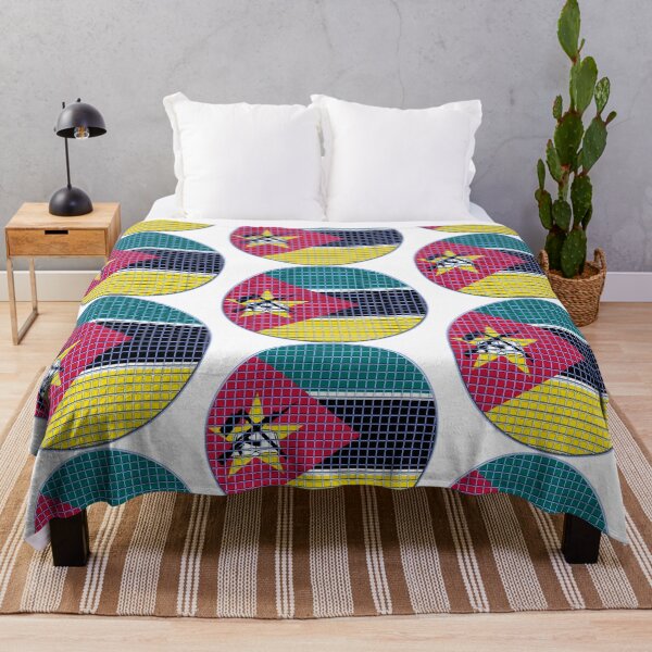 Item preview, Mozambique Flag Rounded - Squares Pixel designed and sold by MoonElite.