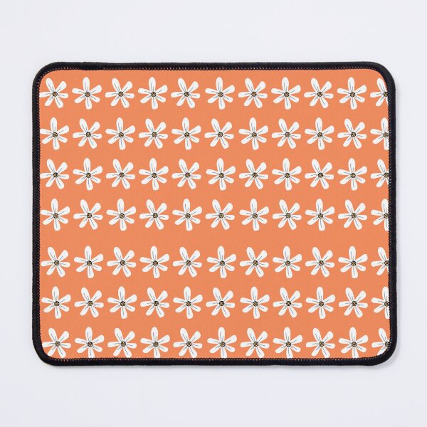 Item preview, white flowers pattern designed and sold by stickers-packs.