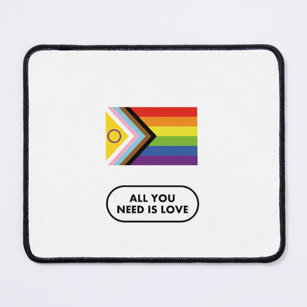 Item preview, Pride Intersex Inclusive Flag - ALL YOU NEED IS LOVE designed and sold by Inspirationmotivation.