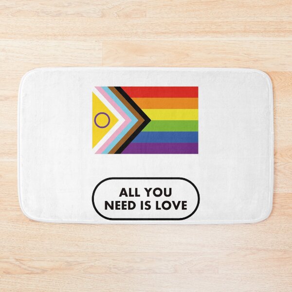 Item preview, Pride Intersex Inclusive Flag - ALL YOU NEED IS LOVE designed and sold by Inspirationmotivation.