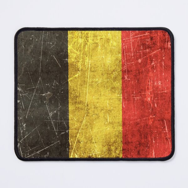 Item preview, Vintage Aged and Scratched Belgian Flag designed and sold by JeffBartels.