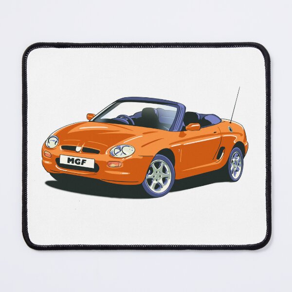 Item preview, MG Rover MGF car in Volcano orange designed and sold by Webazoot Industries - Car Art.