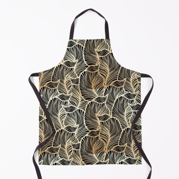 Item preview, golden leaves pattern designed and sold by stickers-packs.