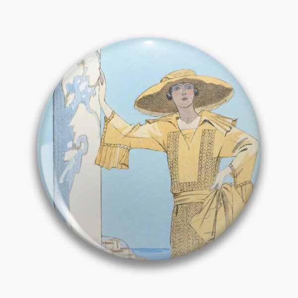 Item preview, Amalfi Art Deco Vintage Painting by George Barbier designed and sold by blackdogshop.