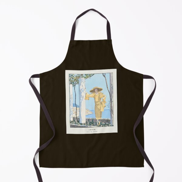 Item preview, Amalfi Art Deco Vintage Painting by George Barbier designed and sold by blackdogshop.
