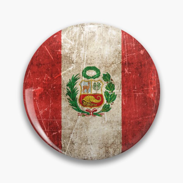 Item preview, Vintage Aged and Scratched Peruvian Flag designed and sold by JeffBartels.