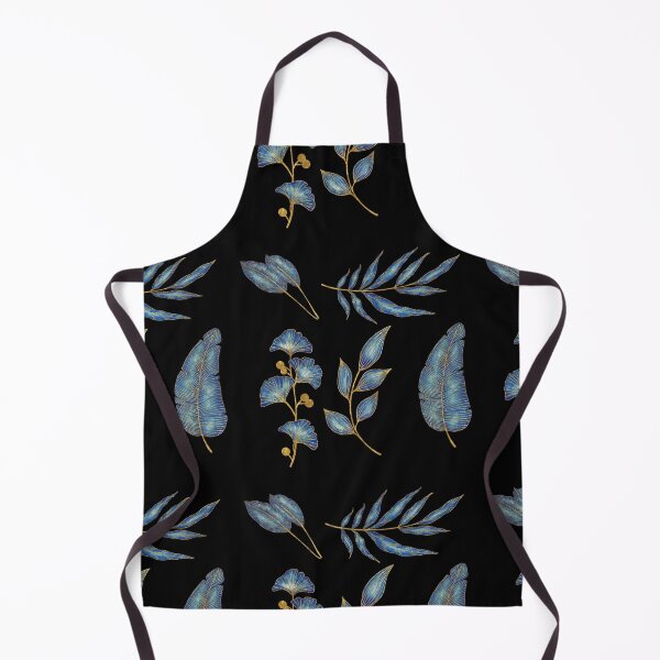 Item preview, gold and blue leaves pack designed and sold by stickers-packs.