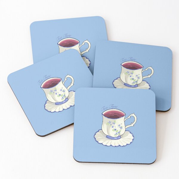 Item preview, Tea Time (Blue) designed and sold by CranberrySyrup.