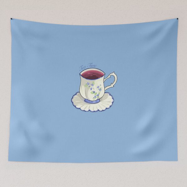 Item preview, Tea Time (Blue) designed and sold by CranberrySyrup.