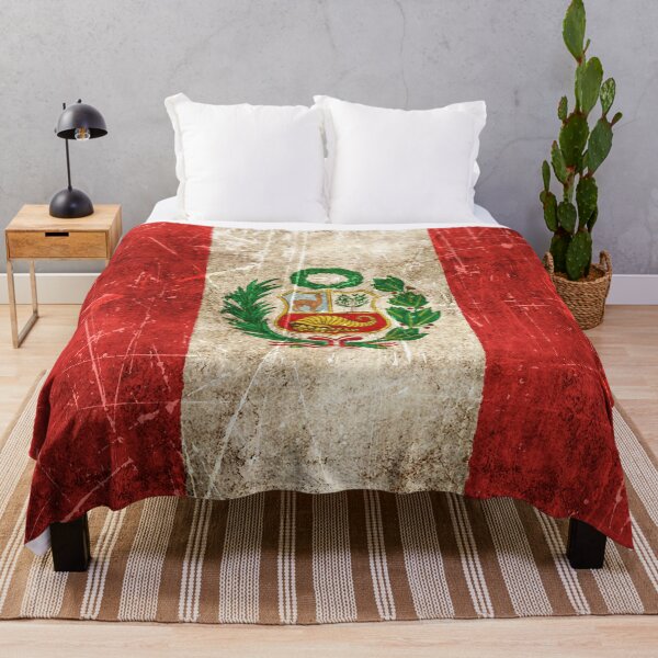 Item preview, Vintage Aged and Scratched Peruvian Flag designed and sold by JeffBartels.