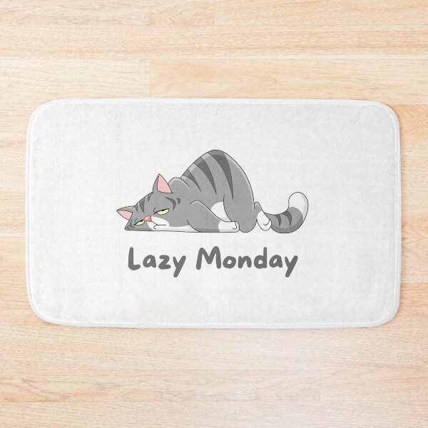 Item preview, Lazy Monday Cat designed and sold by Cute-Store-HQ.
