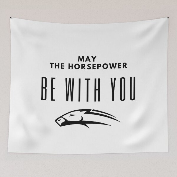 Item preview, May The Horsepower Be With You designed and sold by Salva-Shop.